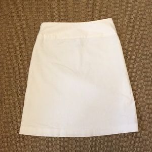 White A-Line Skirt
